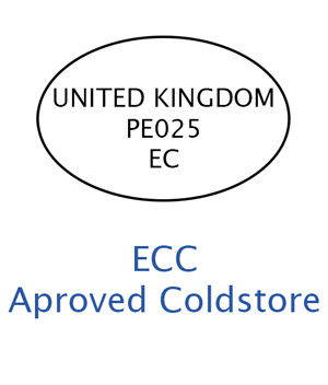 Pendle Cold Store: EEC aproved coldstore number